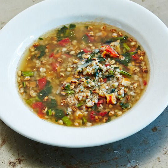 基本レシピ：オーガニック・ツァンパ・スープ
