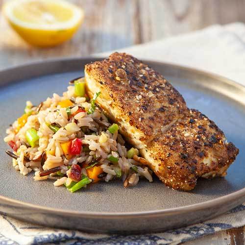 Savory Seed-Crusted Fish Fillets